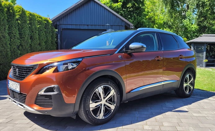 Peugeot 3008 cena 84900 przebieg: 137320, rok produkcji 2017 z Jarosław małe 254